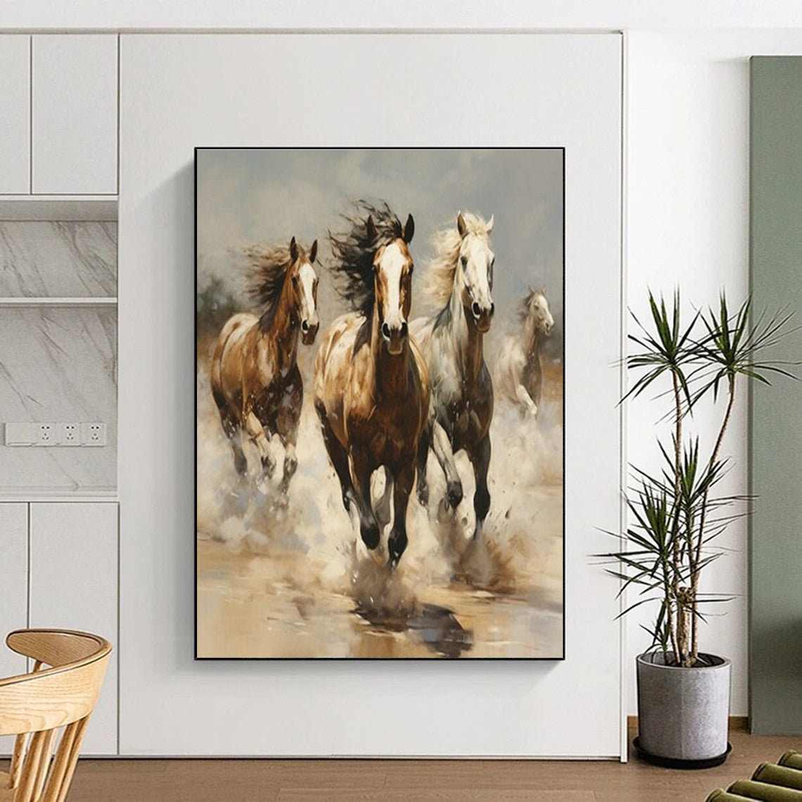Galloping Horses Art for Equestrian - Inspired Living Room & Adventure - Lover’s Den DLZ1544