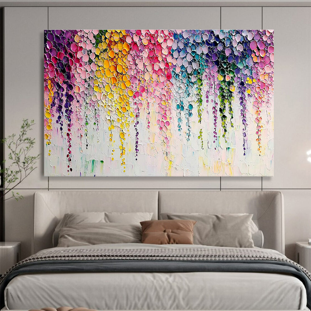Color Dot Abstract Art for Creative Studio Breakout Zone Walls DLZ3289