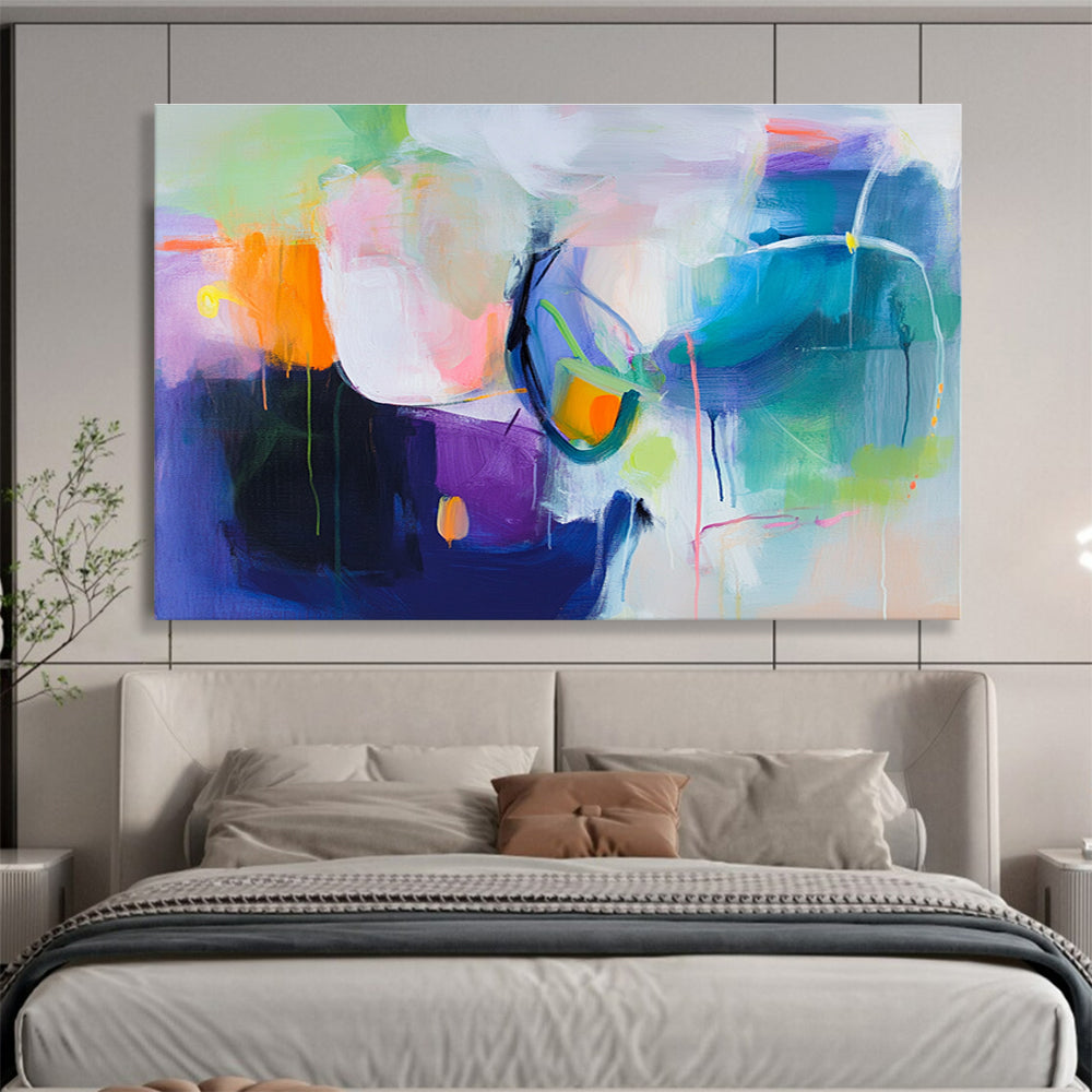 Colorful Abstract Fusion Art for Creative Art Gallery & Trendy Lounge SC312