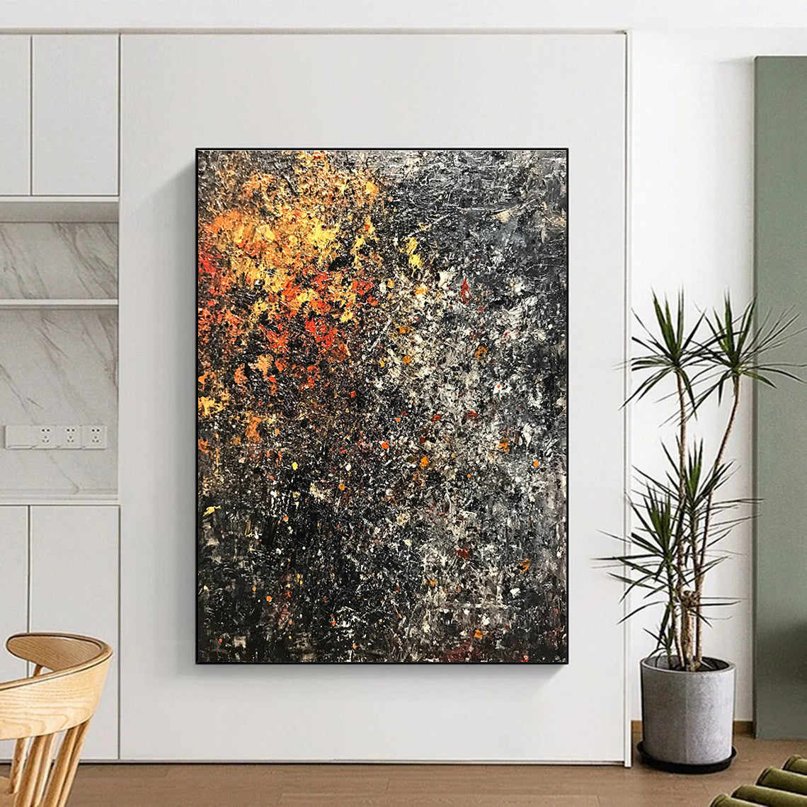 Textured Autumn Abstract for Rustic Cabin & Cozy Library STSC625