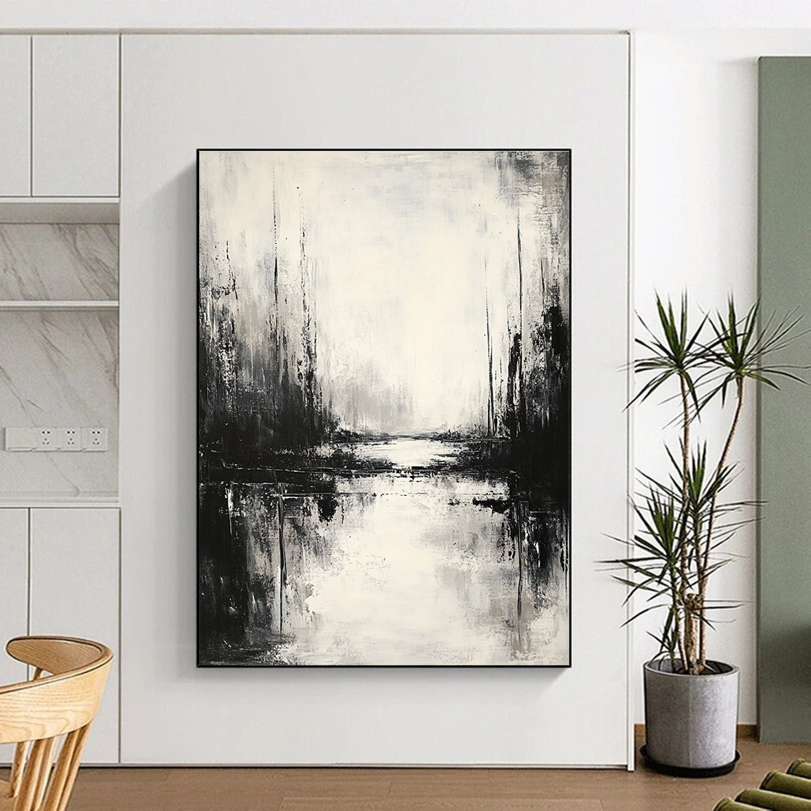 Serene Minimalist Art for Zen Home Office & Art Gallery STSC021