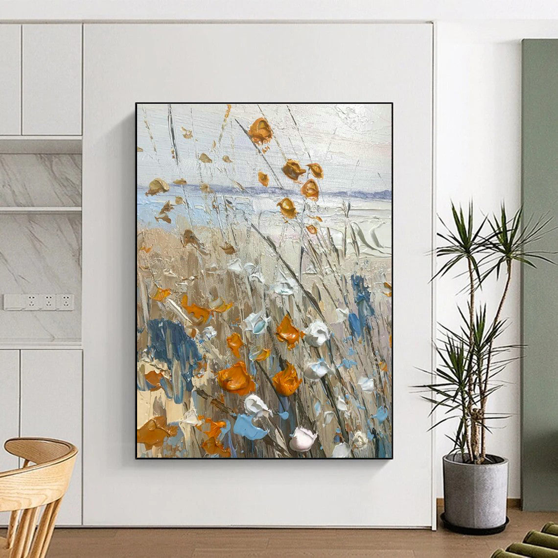 Floral Beach Art for Nautical - Themed Café Outdoor Seating DLZ0125