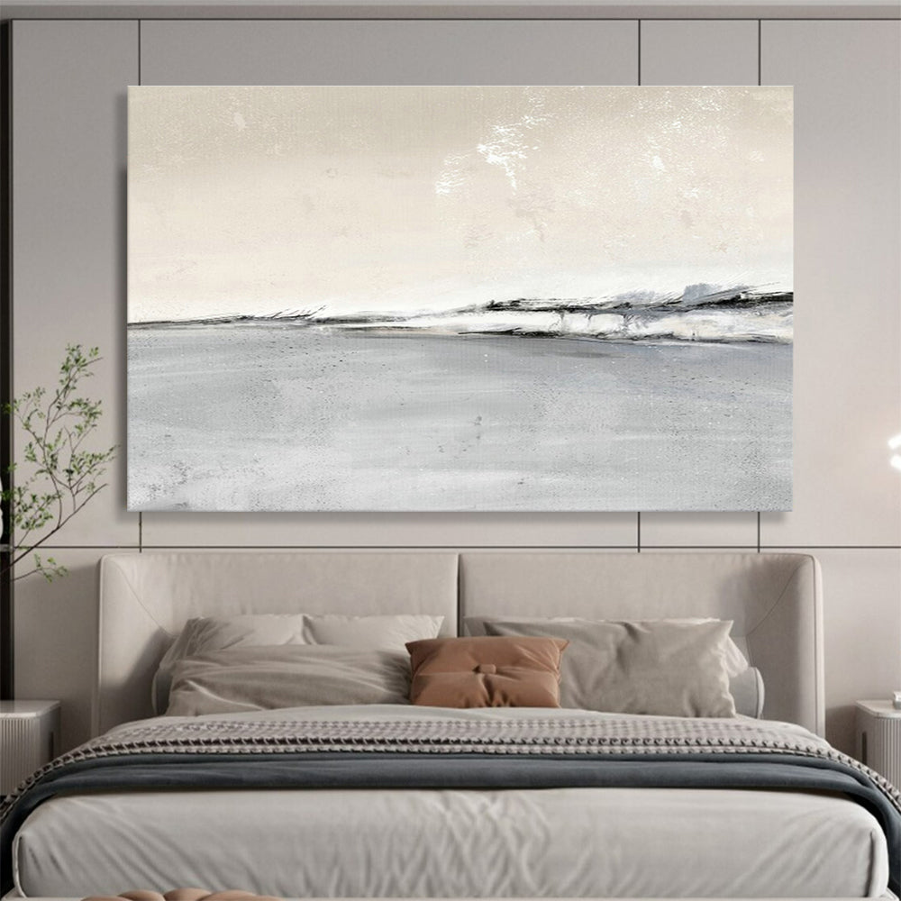 Minimalist Coastal Abstract Art for Contemporary Hotel Spa Waiting Rooms DLZ2629