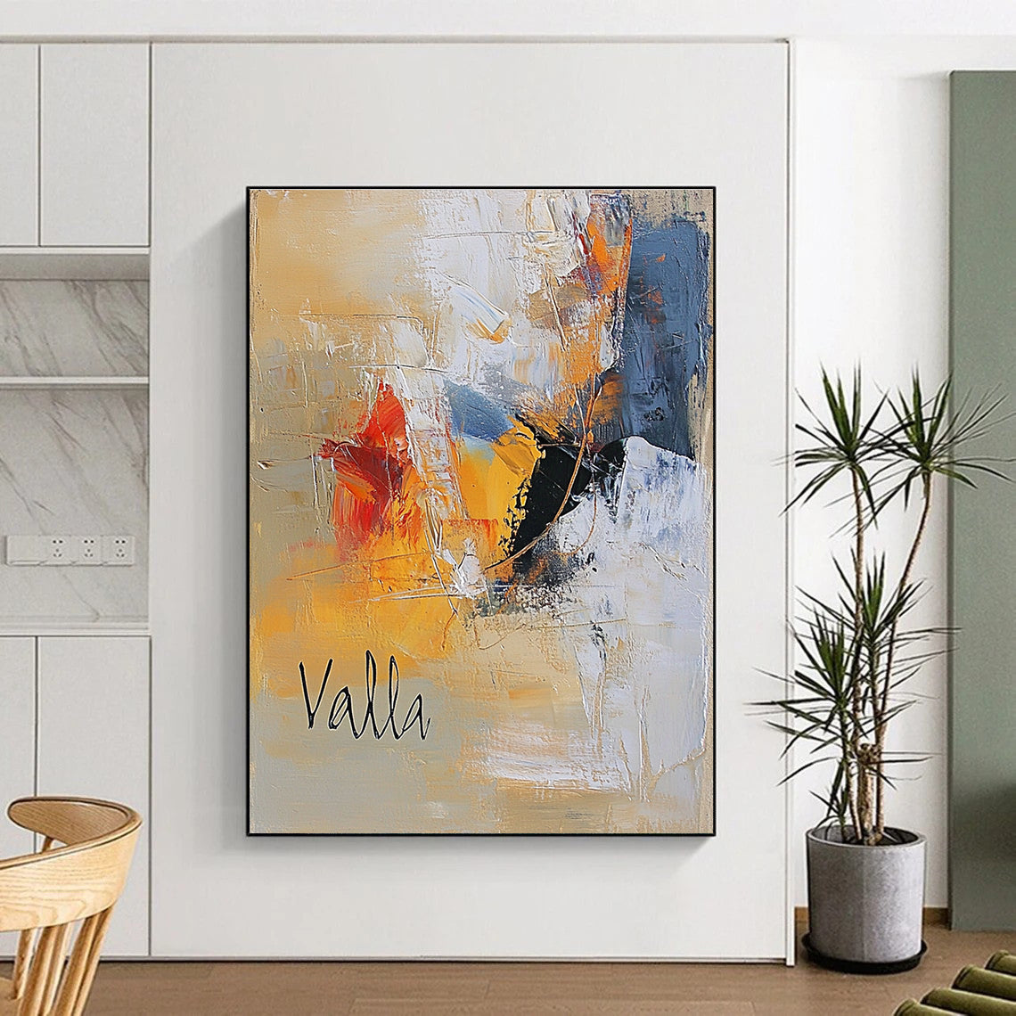 Valla's Abstract for Modern Art Studio & Sophisticated Home Office STSC580