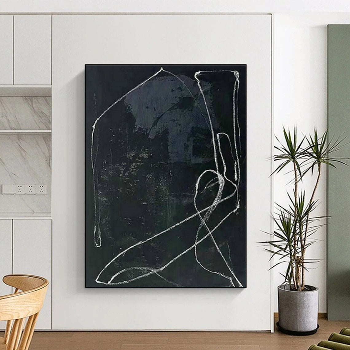 Chalkboard - Line Art for Industrial Café Community Corners DLZ0254