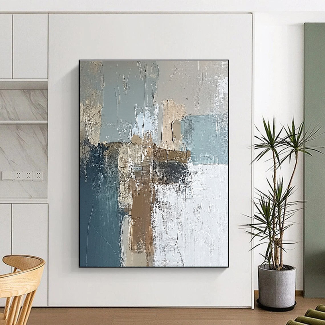 Mixed - tone Abstract Composition for Modern Office & Minimalist Home STSC650