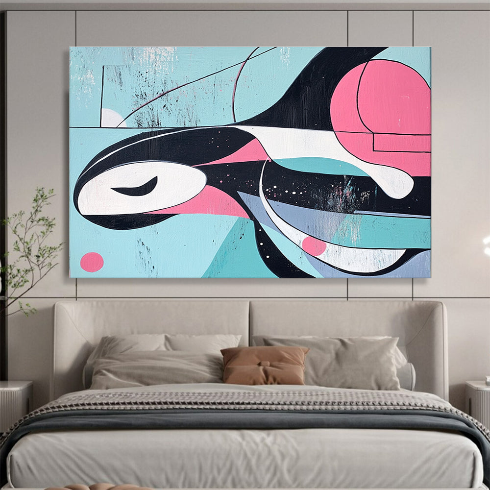 Playful Marine Animal Art for Coastal Kids’ Room & Nautical - Chic Boutique SC167