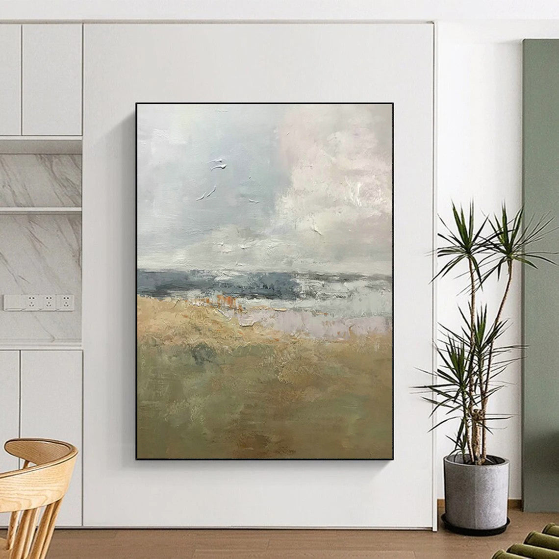 Light - Color Landscape Abstract Art for Living Room & Sunroom DLZ0486