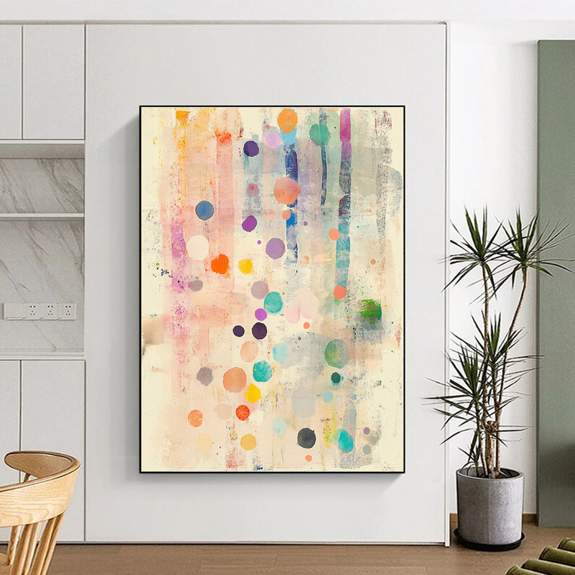 Colorful Dots and Stripes for Playful Kids’ Playroom & Art - Inspired Café STSC1203