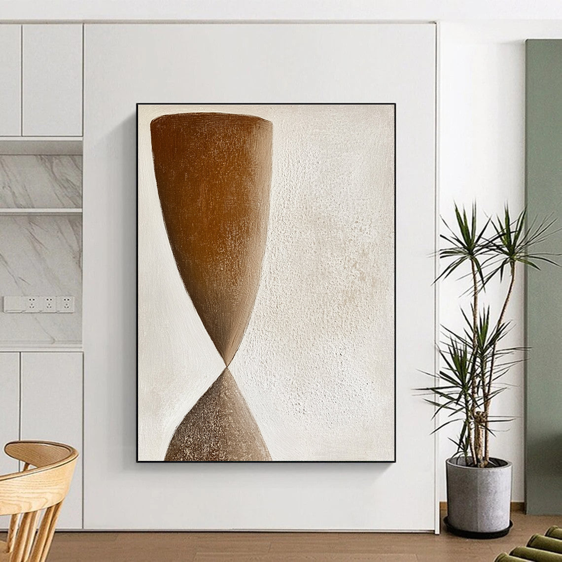 Minimalist Vase Art for Sleek Living Room & Contemporary Art Gallery STSC1239