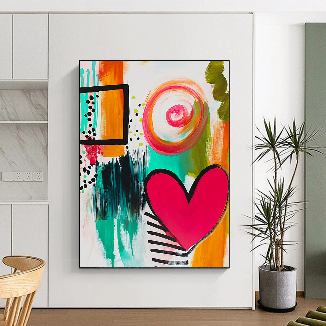 Playful Colorful Abstract Shapes for Kids’ Playroom & Creative Studio STSC745