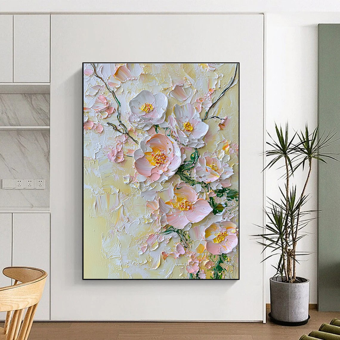 Romantic Floral Art for Wedding Venue & Victorian - Style Parlor STSC004