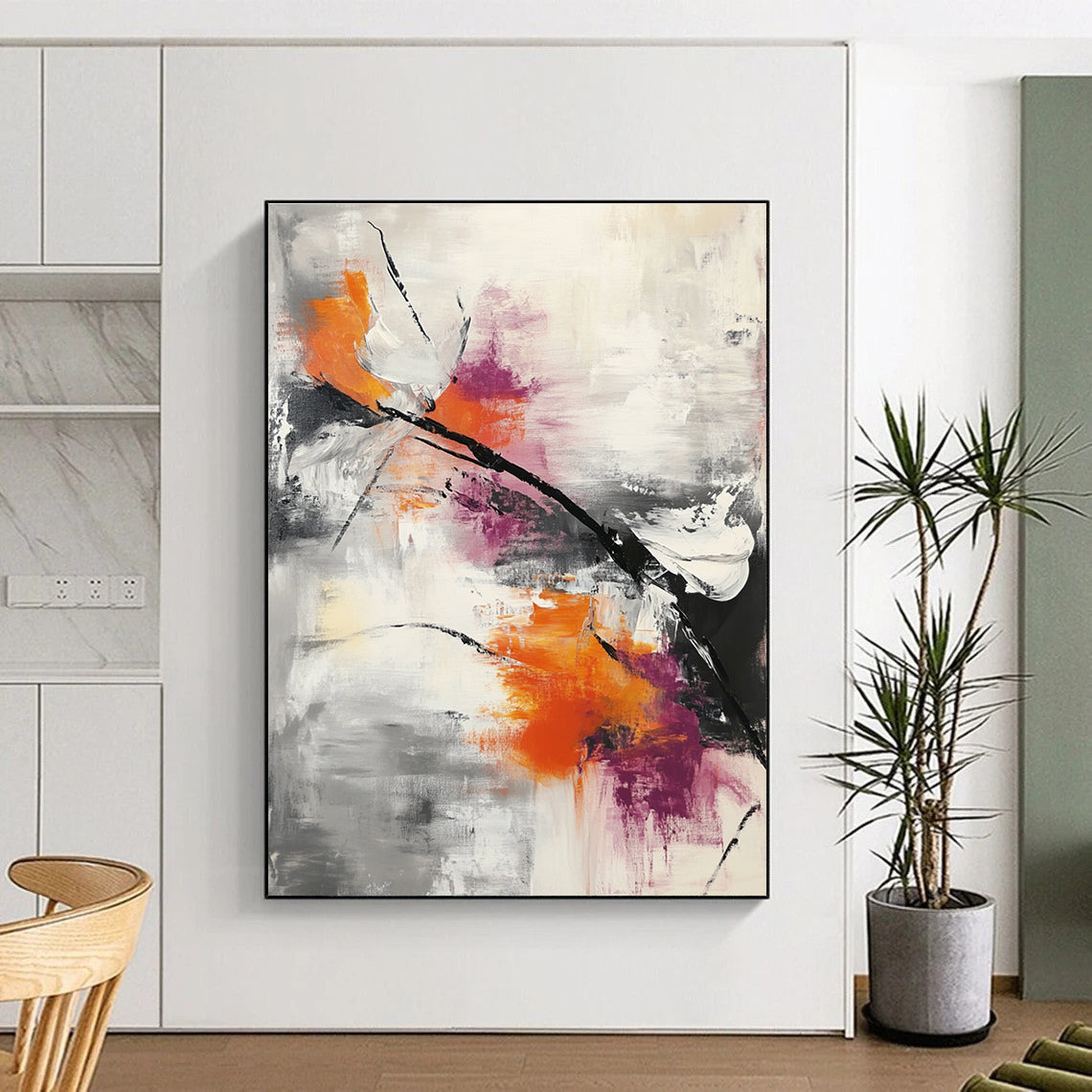 Floral Abstract for Bohemian Home & Garden - Themed Café STSC817