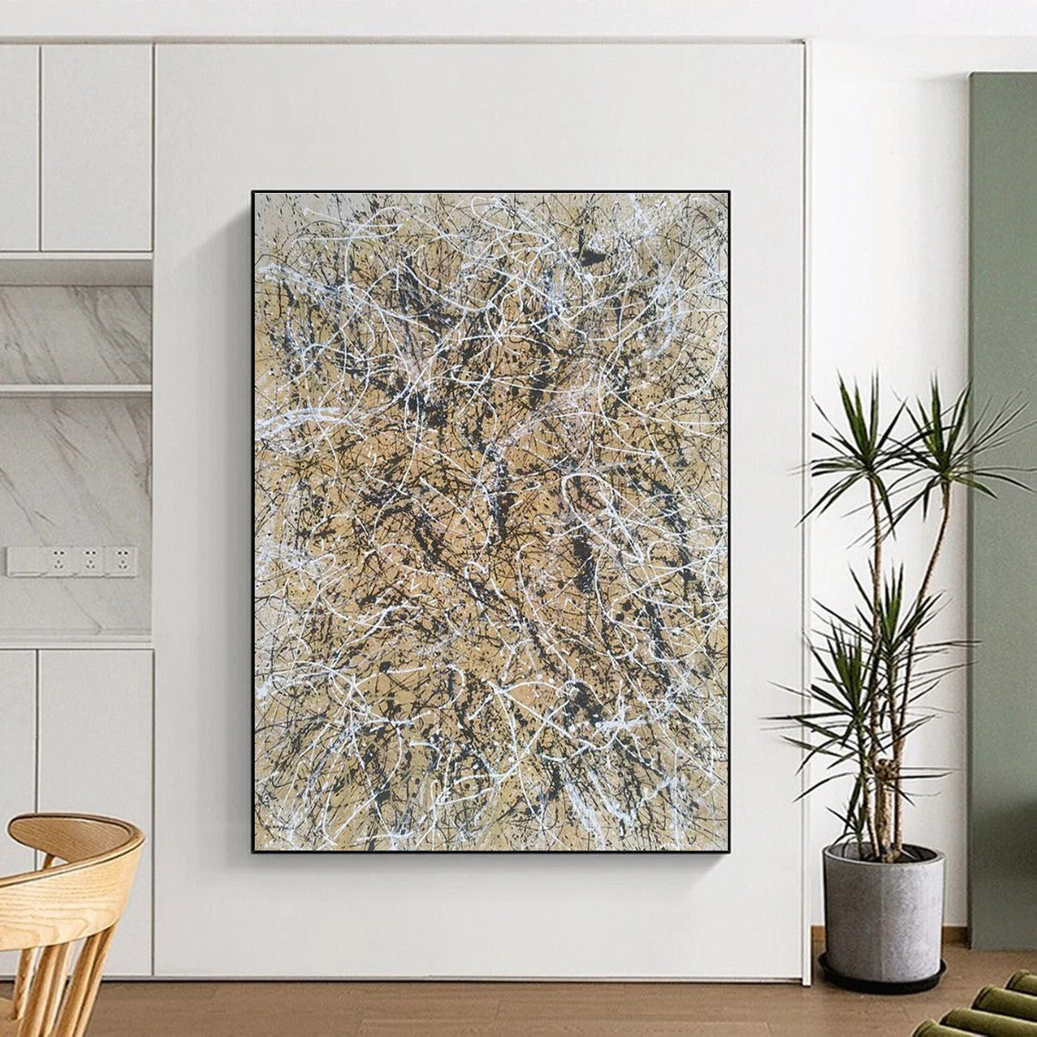 Tangled Lines Abstract Art for Studio & Creative Space DLZ2274