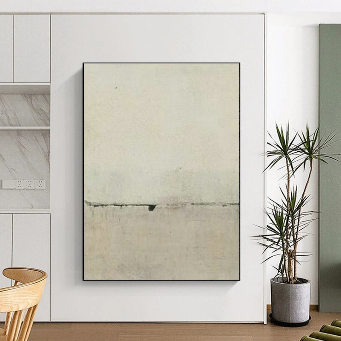 Minimalist Crack Art for Industrial - Style Gallery & Modern Loft Apartment DLZ1513