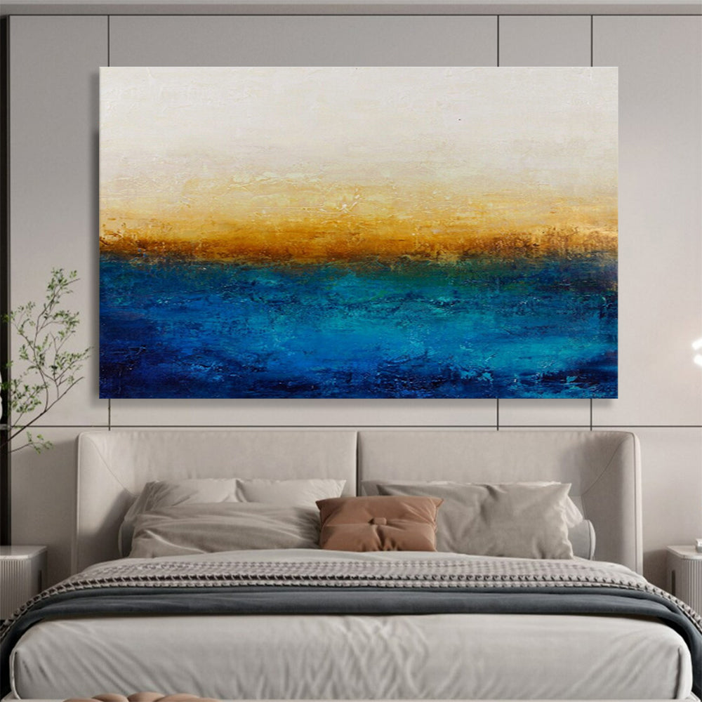 Gradient Color Abstract Art: Create a Relaxing Balcony Oasis DLZ2391