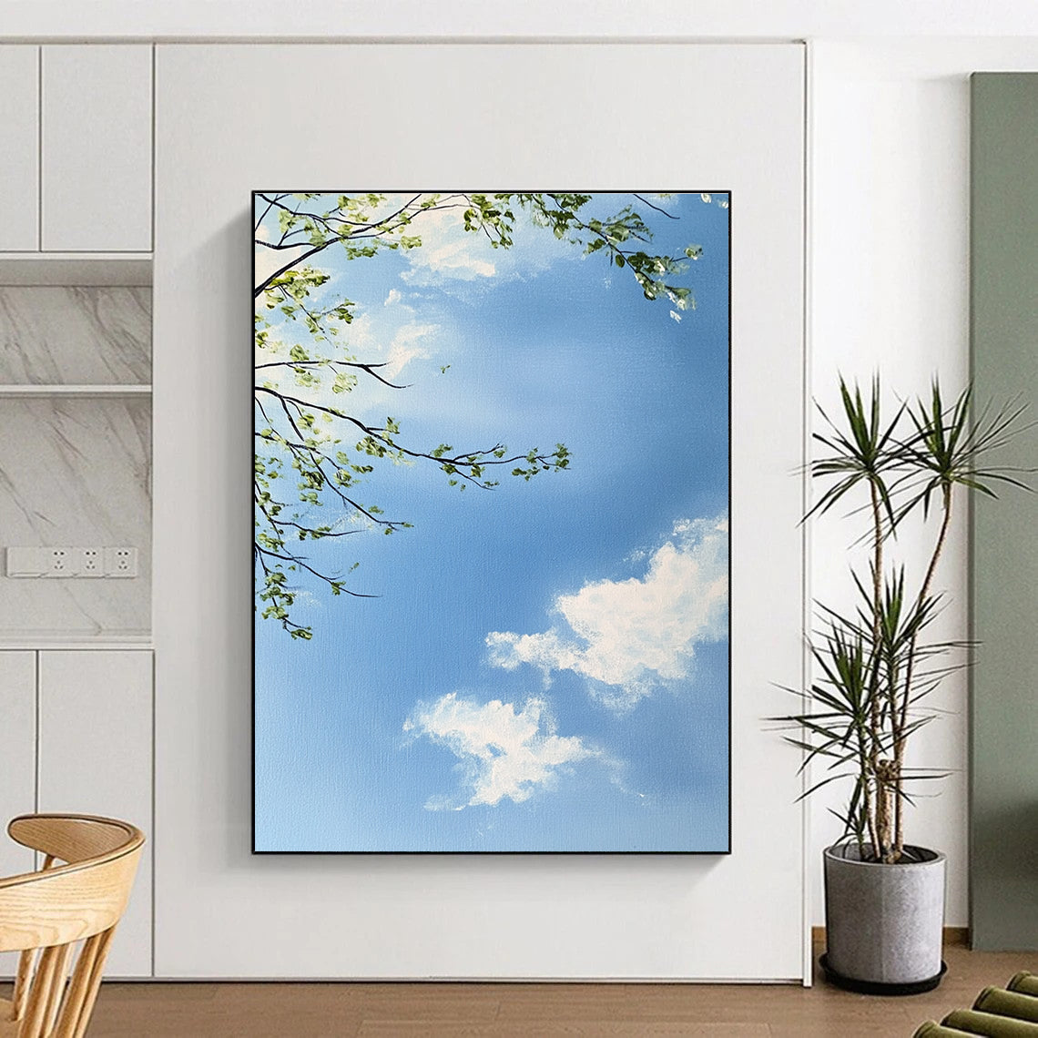 Tree Branches and Sky for Nature - Inspired Living Room & Relaxing Spa STSC1195