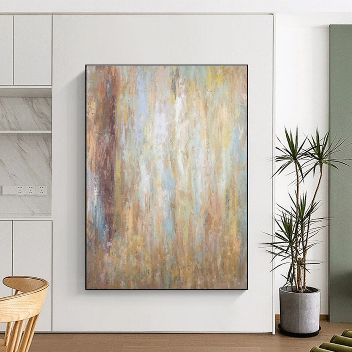Warm Brown Abstract for Industrial - Chic Loft & Vintage Bookstore Café DLZ0953