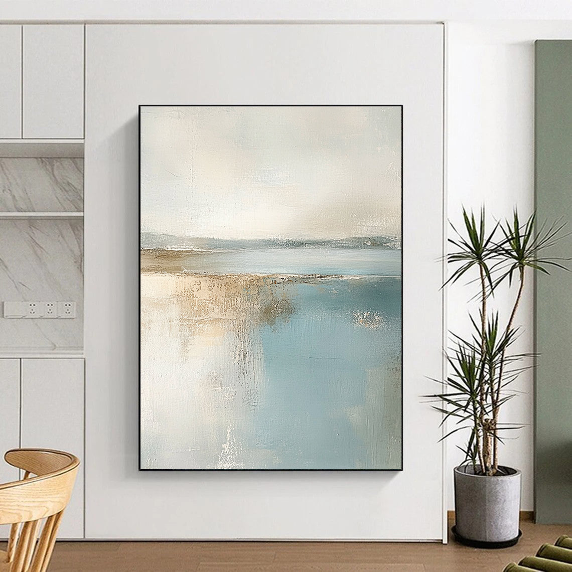 Serene Coastal Art for Seaside Cottage & Meditation Room STSC017