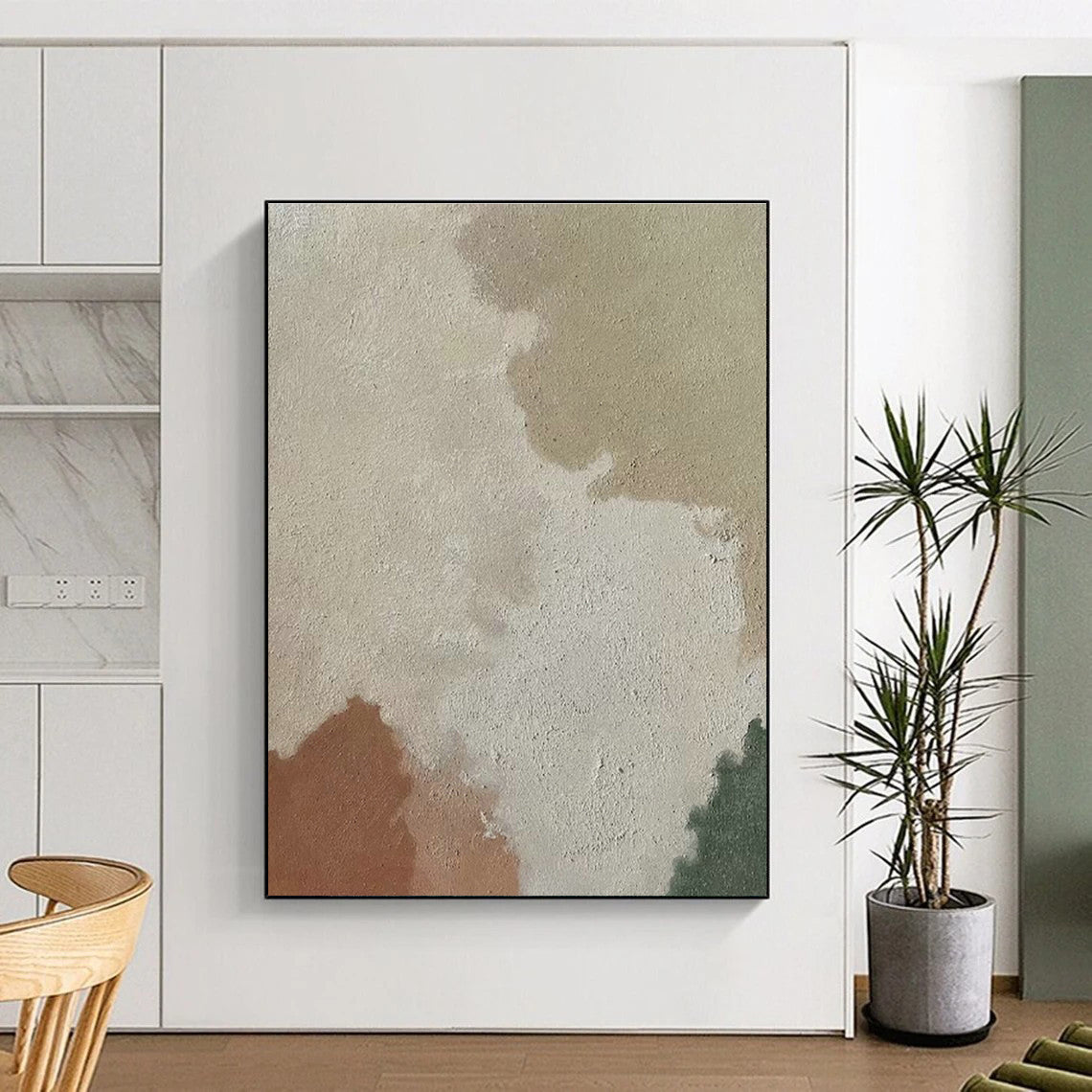 Light Color Wash Abstract Art for Bedroom & Art Gallery DLZ0588