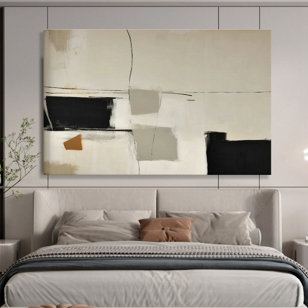 Geometric Block Abstract Art for Modern Art Gallery Showcases DLZ2632