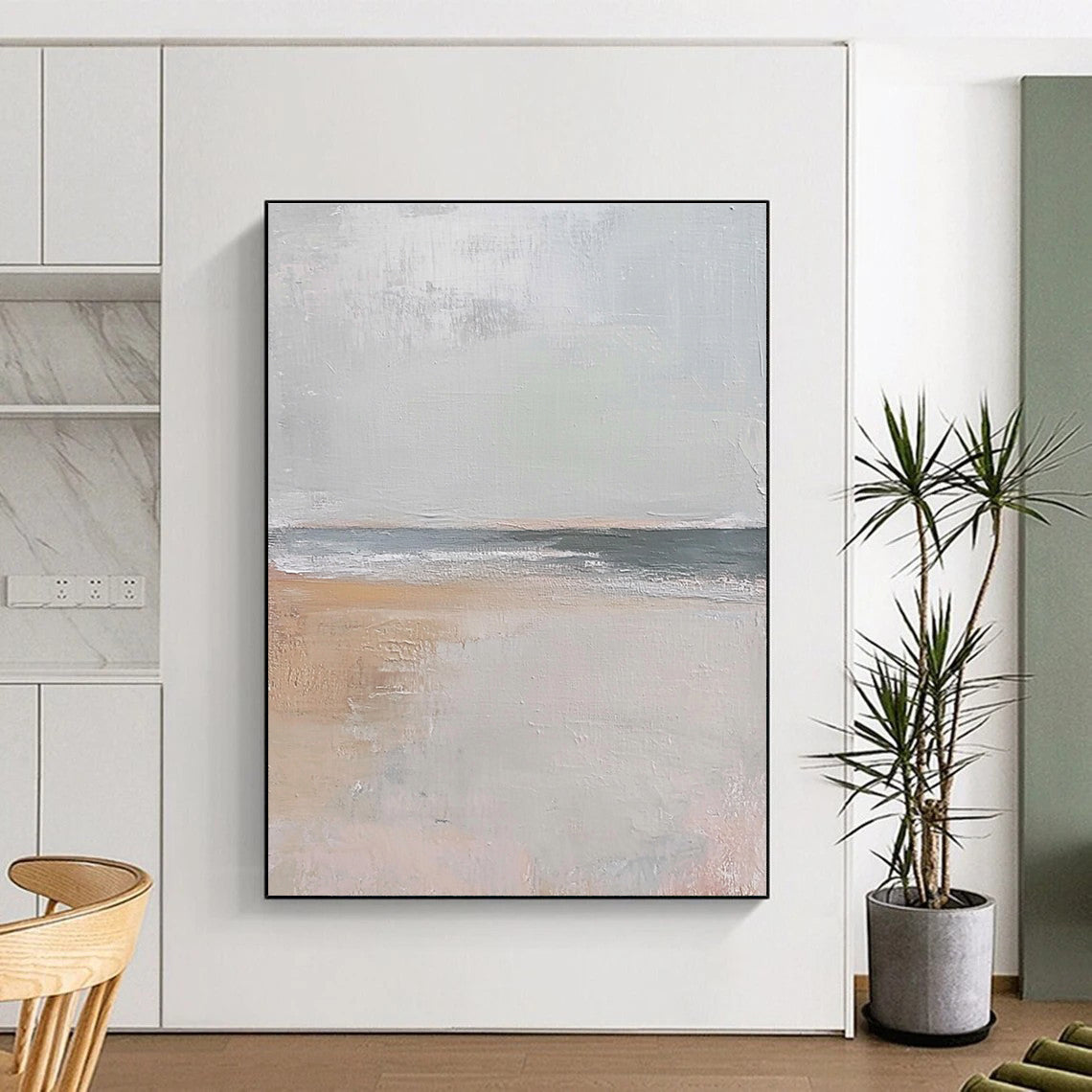 Calm Coastal Art for Beach House Bedroom & Yoga Studio STSC016
