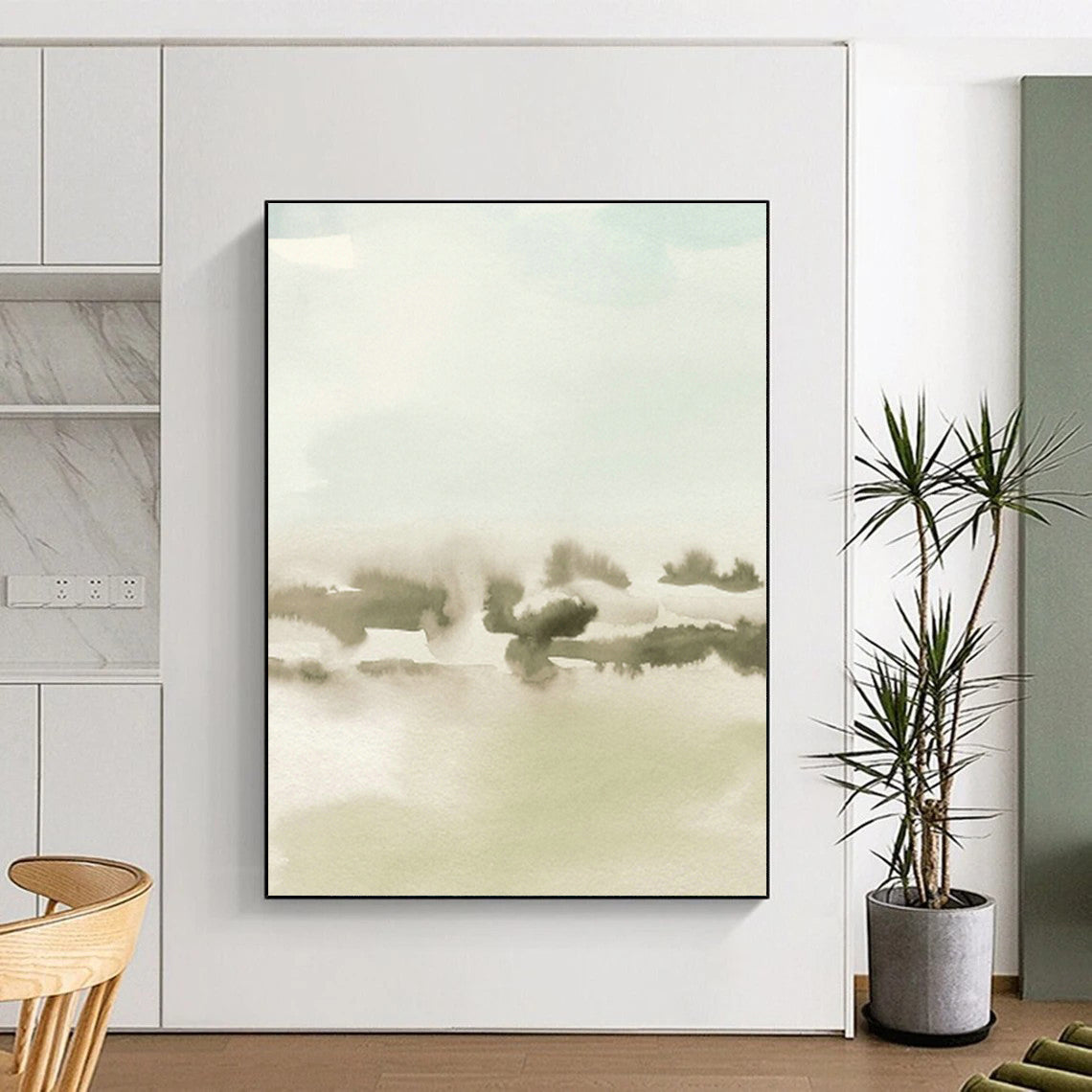 Light - Color Landscape Abstract Art for Living Room & Bedroom DLZ0519