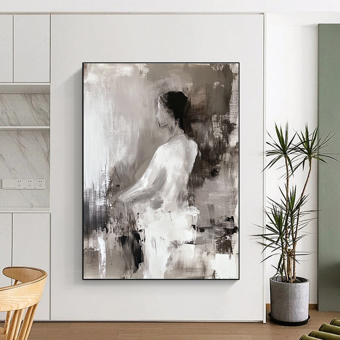 Elegant Figure Abstract Art for Bedroom & Study STSC673