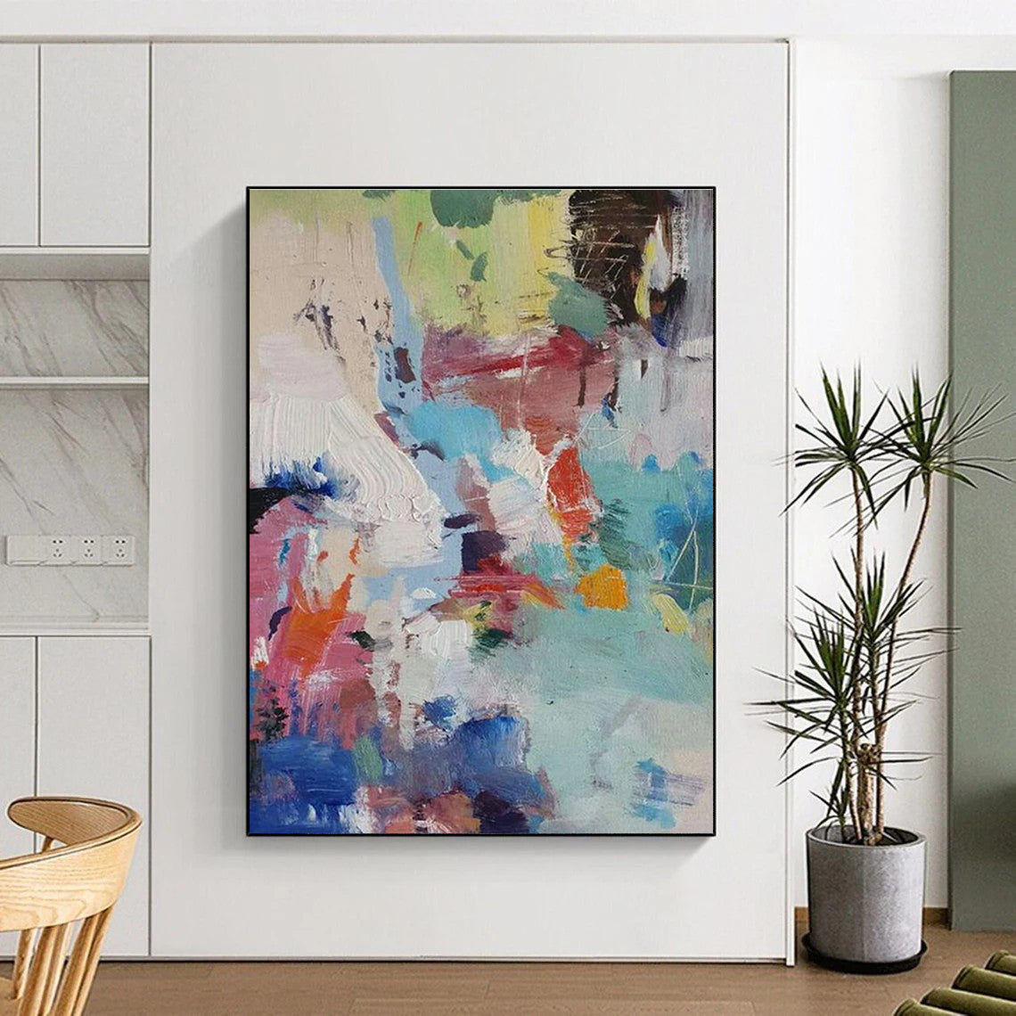 Pastel Abstract Mix Art for Nursery & Women’s Lounge DLZ2279
