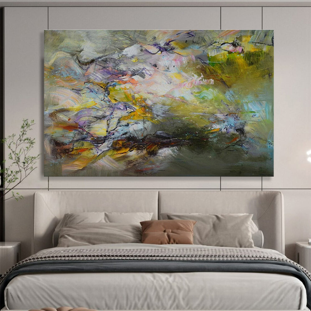 Dreamy Multicolor Fantasy Abstract for Designing an Artistic Bedroom Escape DLZ3042