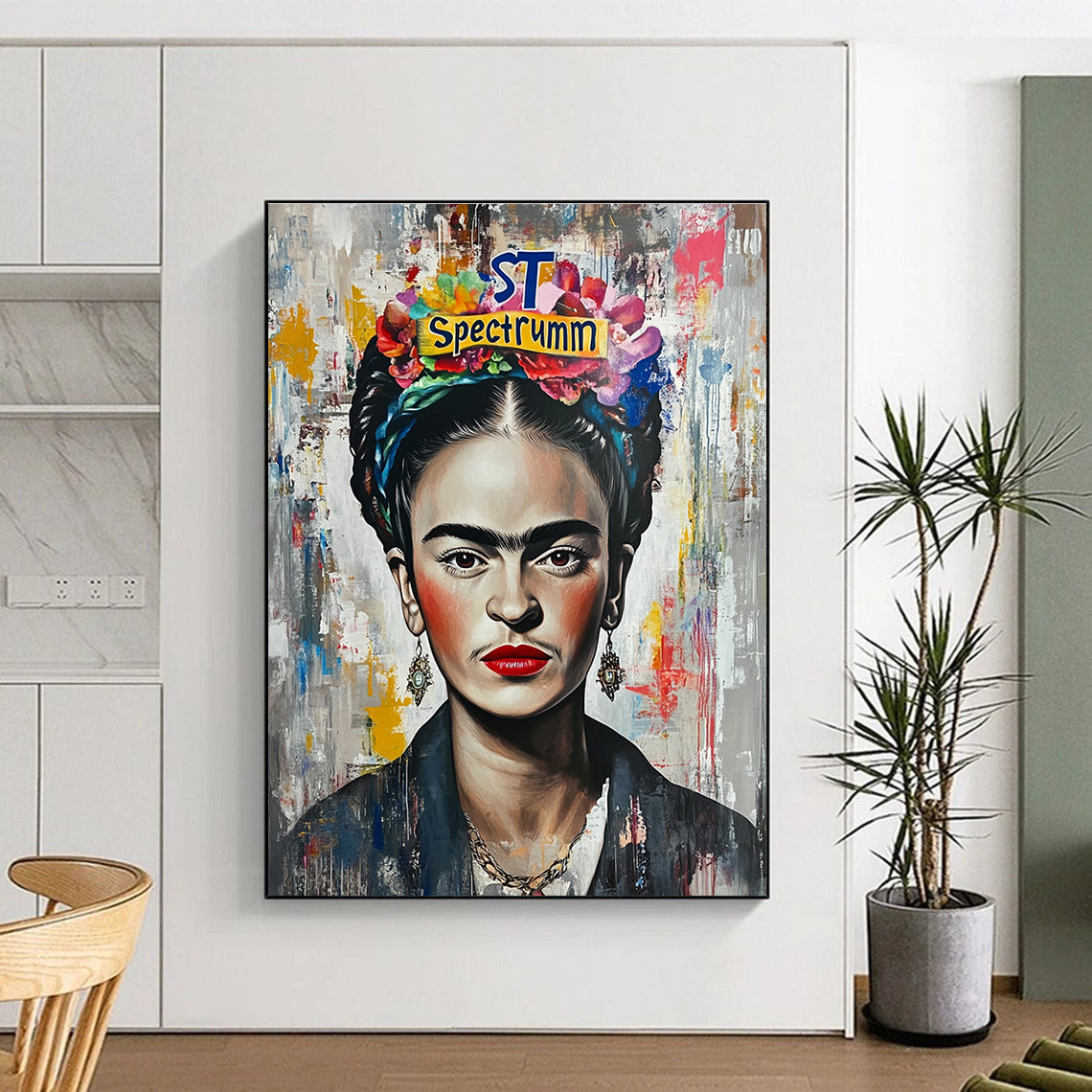 Frida - Inspired Portrait for Bohemian Home & Cultural Art Gallery STSC1128