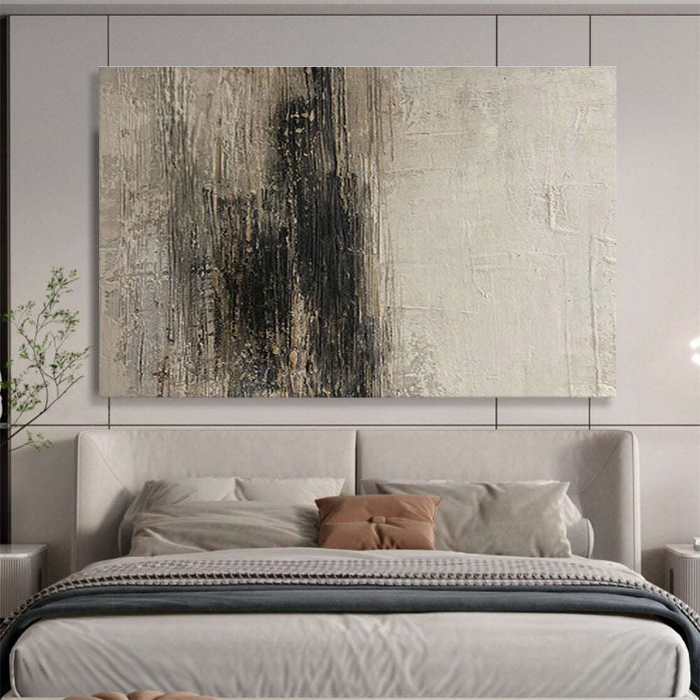 Gray - Black Artistic Abstract for Moody Home Theaters DLZ2470