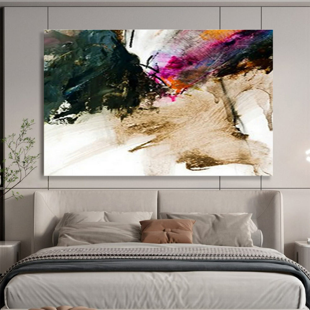 Black - Brown Ink - Splatter Abstract Art for Creative Studio DLZ2760