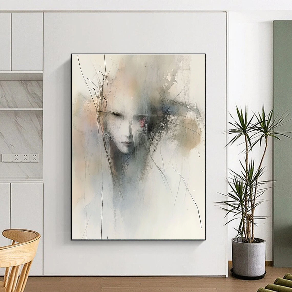 Ethereal Figure Sketch for Art Gallery Lounge & Bohemian Bedroom STSC840