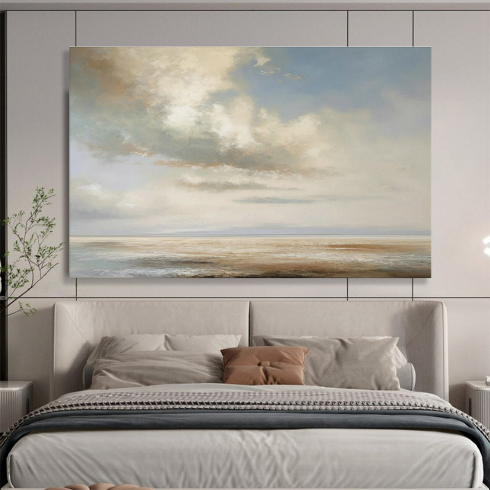 Light - Colored Seaside Abstract Art for Bright Coastal Home DLZ2718
