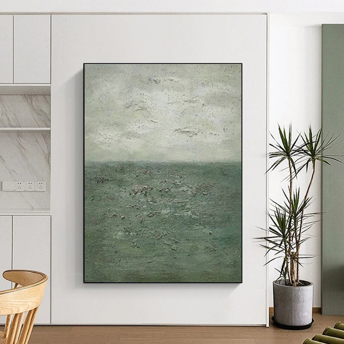 Textured Sea and Sky Art for Nautical - Themed Restaurant & Coastal Art Gallery DLZ2204