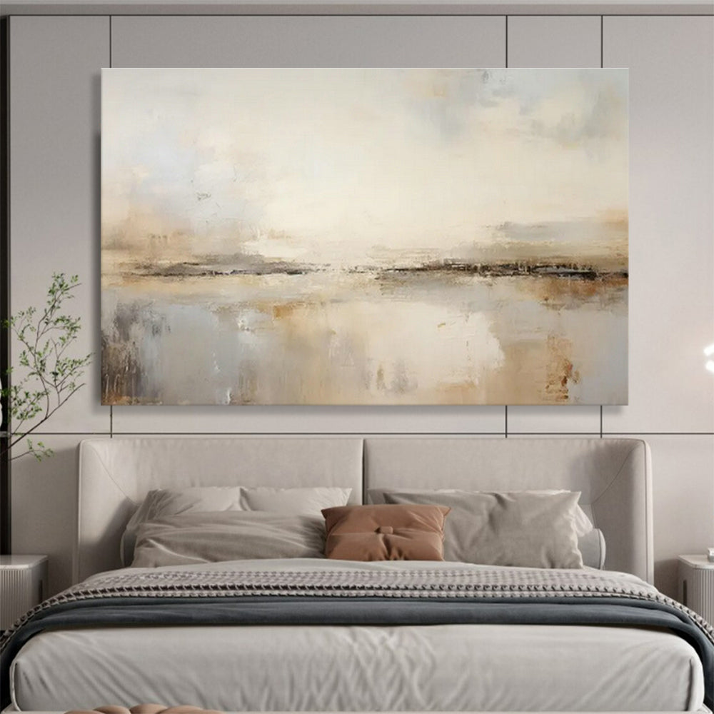 Light - Color Abstract Sea View for Minimalist Bedroom DLZ3007