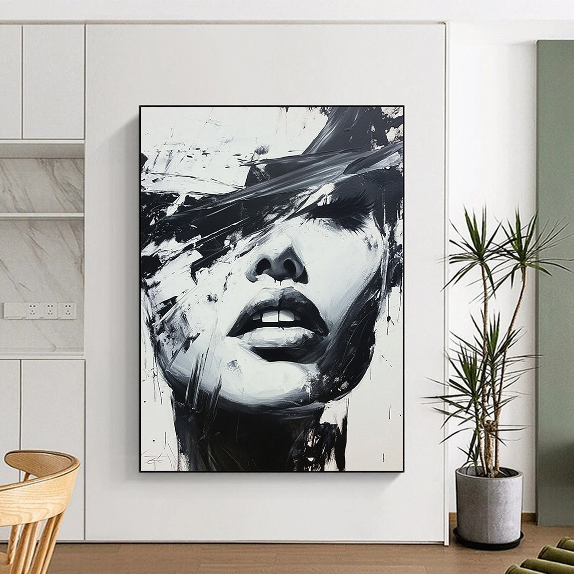 Edgy Figurative Art for Fashion Boutique & Contemporary Studio STSC023