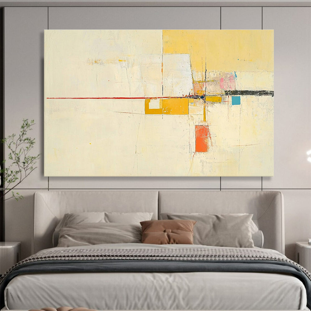 Minimalist Geometric Abstract Art for Contemporary Office & Scandinavian - Style Home SC332