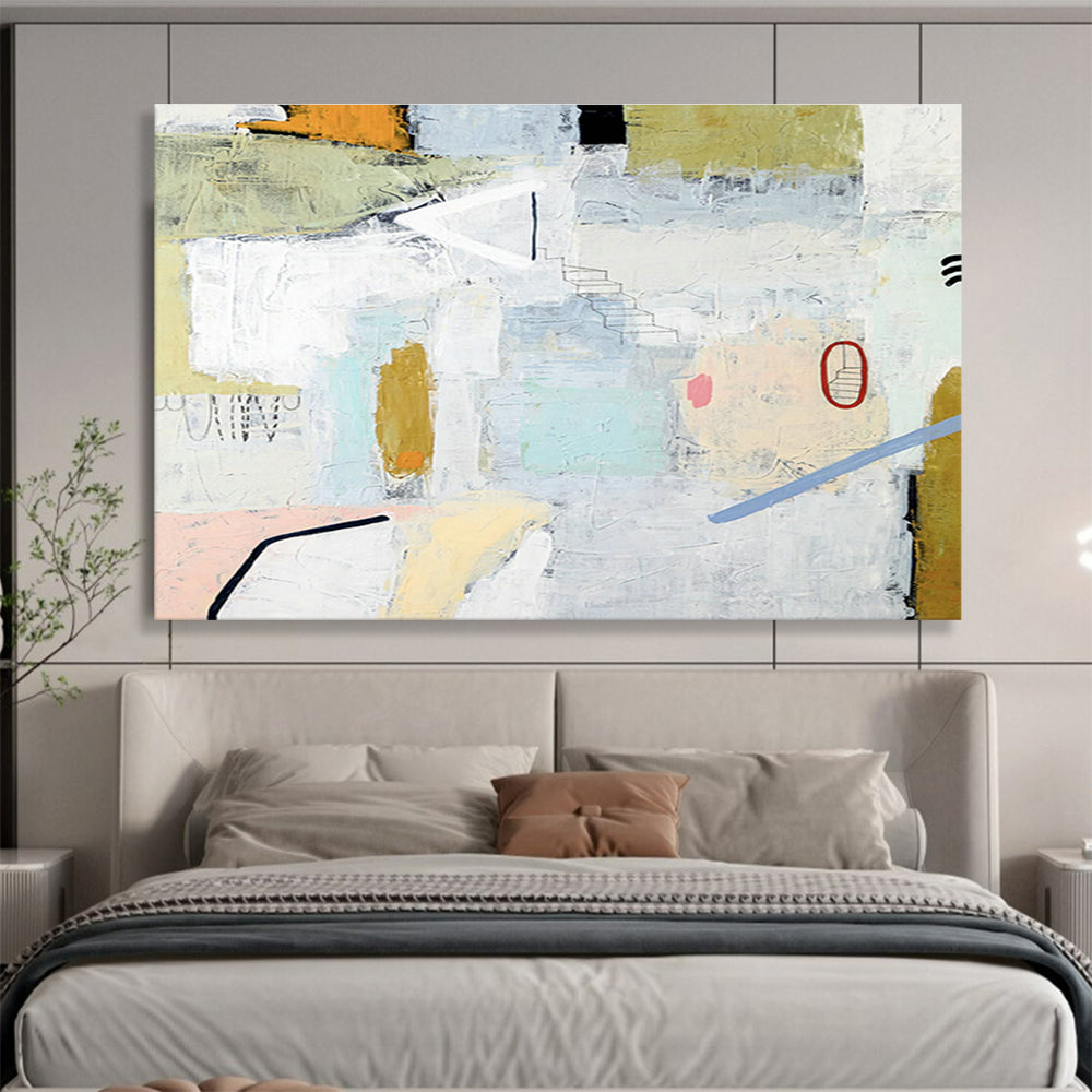 Light - Color Collage Abstract for Art Gallery Lounge DLZ2938