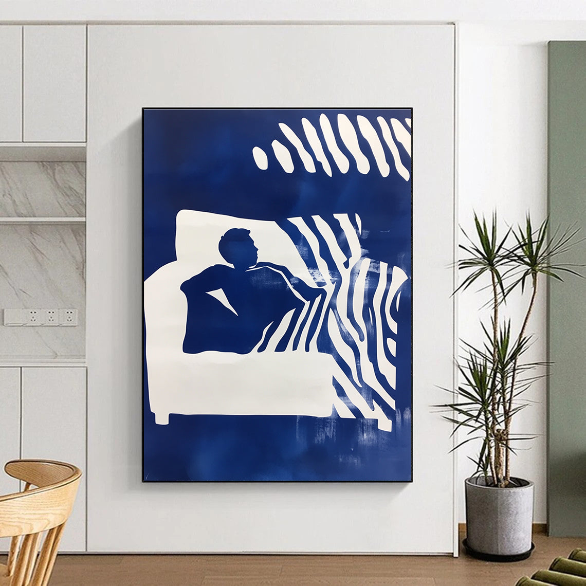Silhouette on Sofa for Modern Living Room & Art - Themed Lounge STSC1210