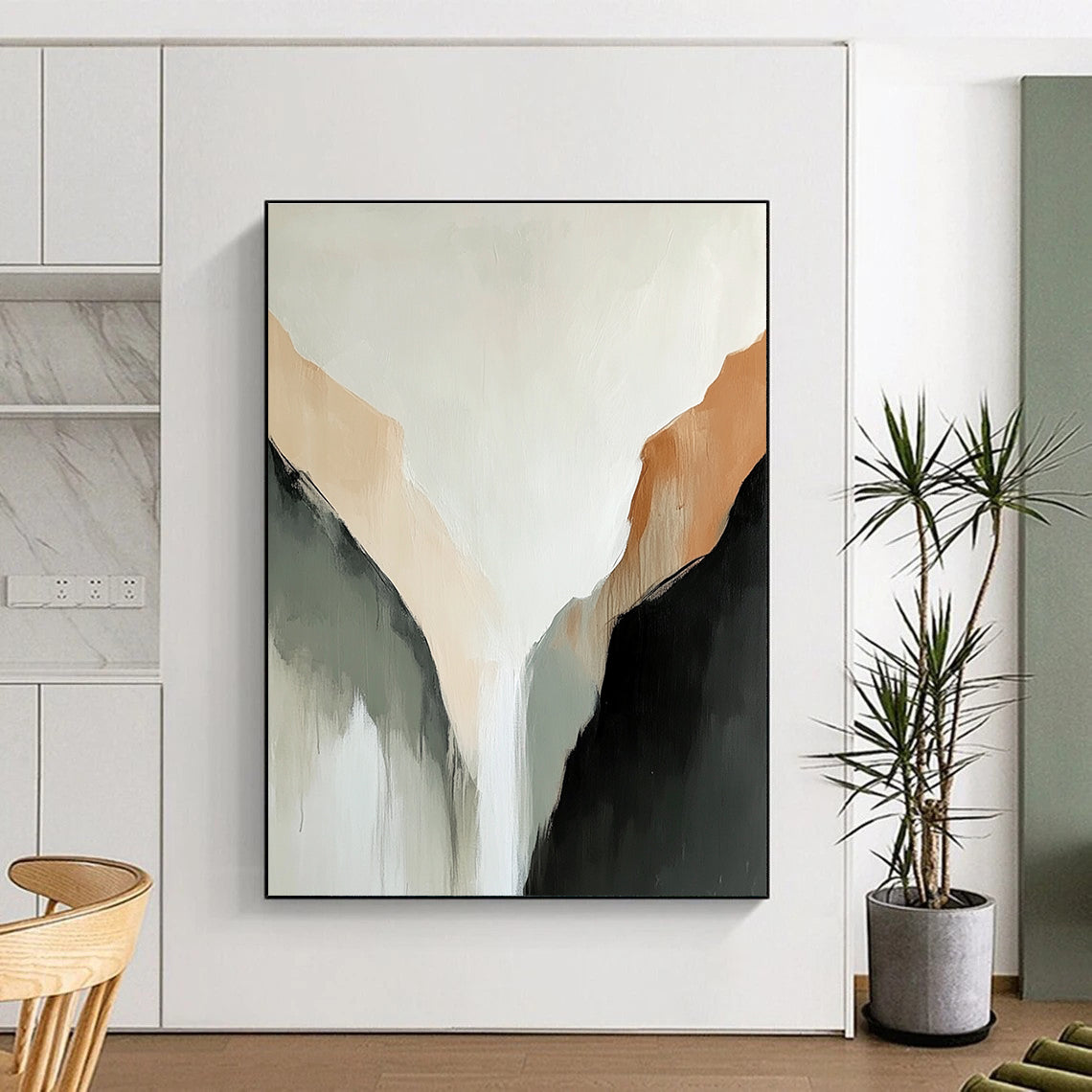 Minimalist Mountain Valley for Scandinavian - Style Bedroom & Nature - Inspired Study STSC652
