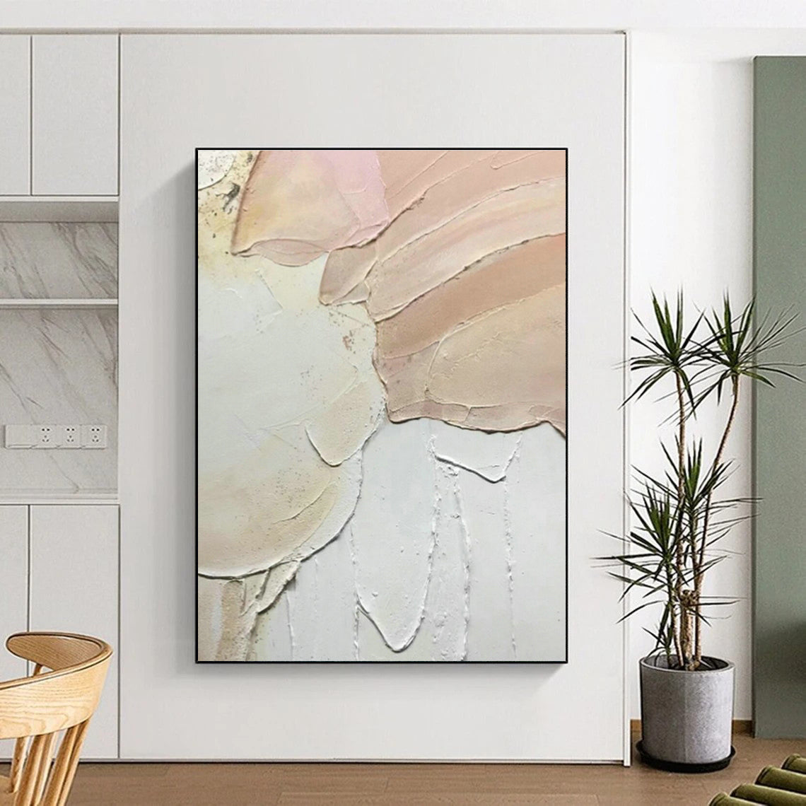 Pastel Textured Detail Art for Bridal Suite & Flower Shop DLZ0622