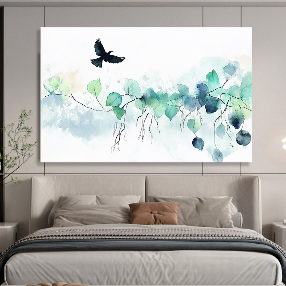 Minimalist Nature Art for Scandinavian Home & Yoga Studio SC568