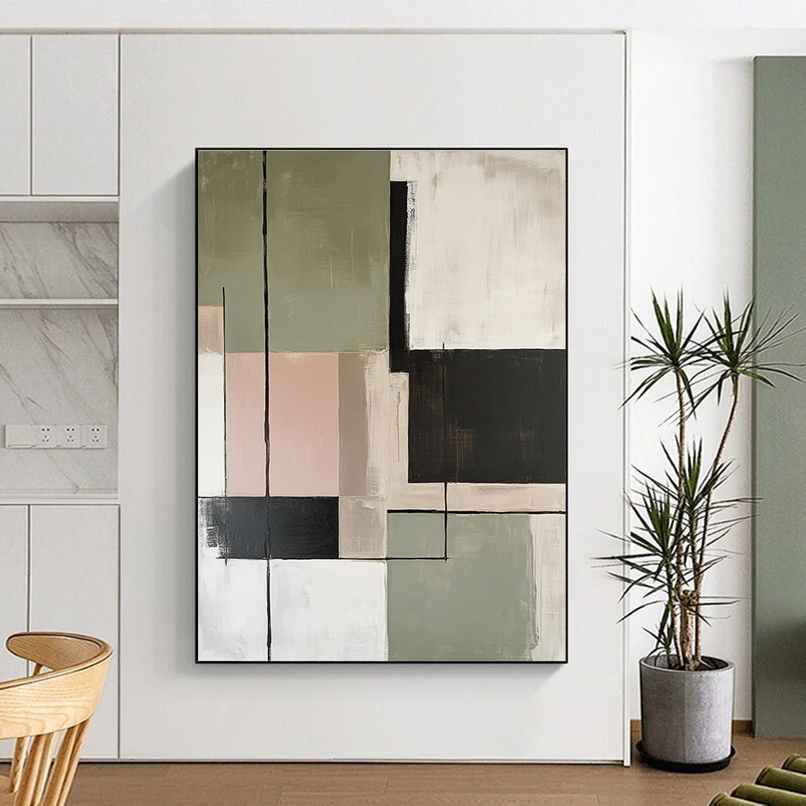 Geometric Abstract for Modern Living Room & Office Lounge STSC810