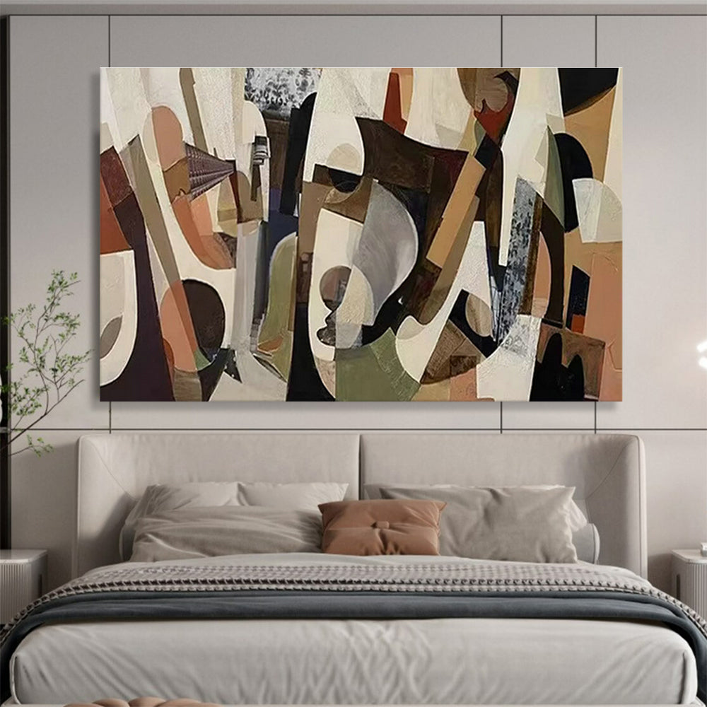 Cubist - Style Abstract for Creative Studio Lounge DLZ3005