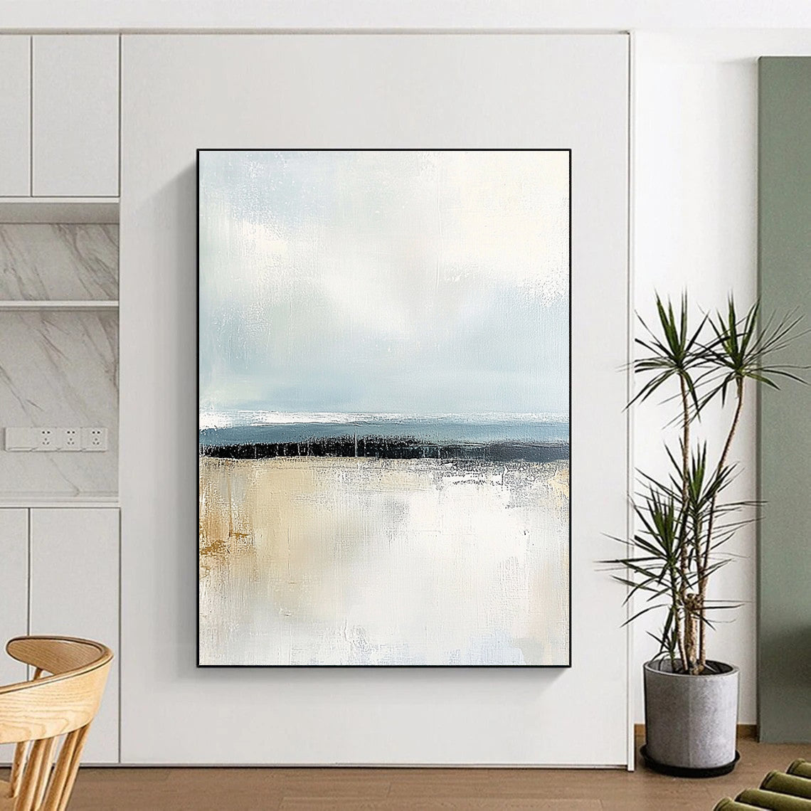 Minimalist Sea - Land Art for Hallway & Modern Apartment STSC045