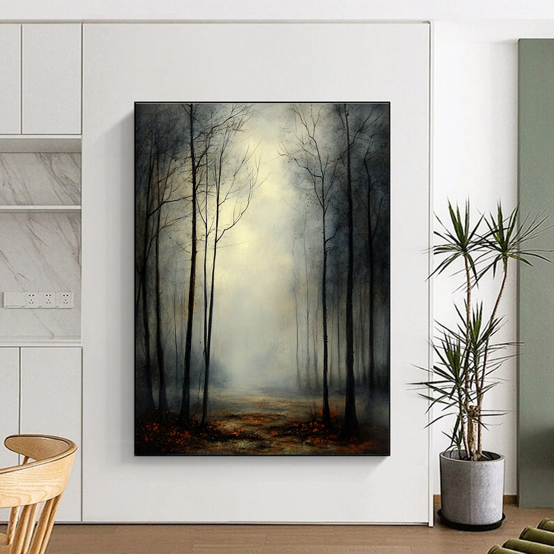Misty Forest Path Art for Nature - Lover’s Home & Wellness Retreat STSC1099