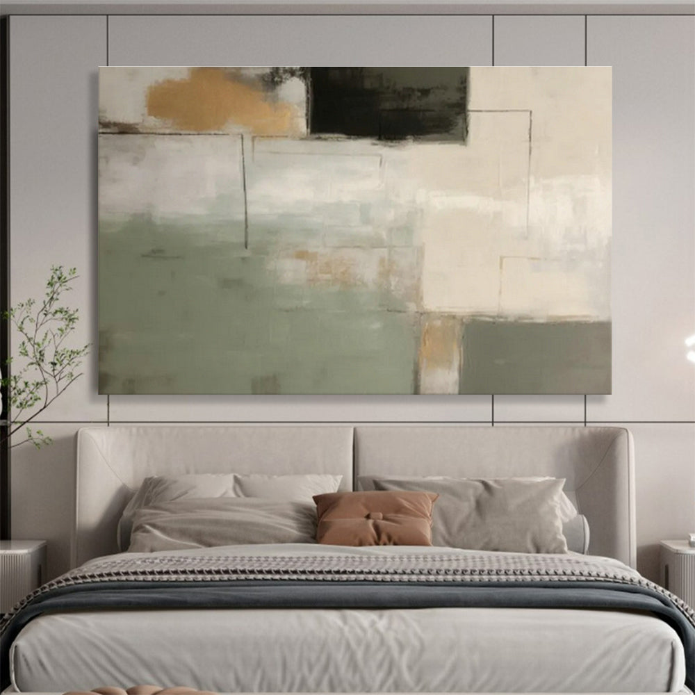 Modern Geometric Color - Block Art for Chic Hallway First Impression DLZ2712
