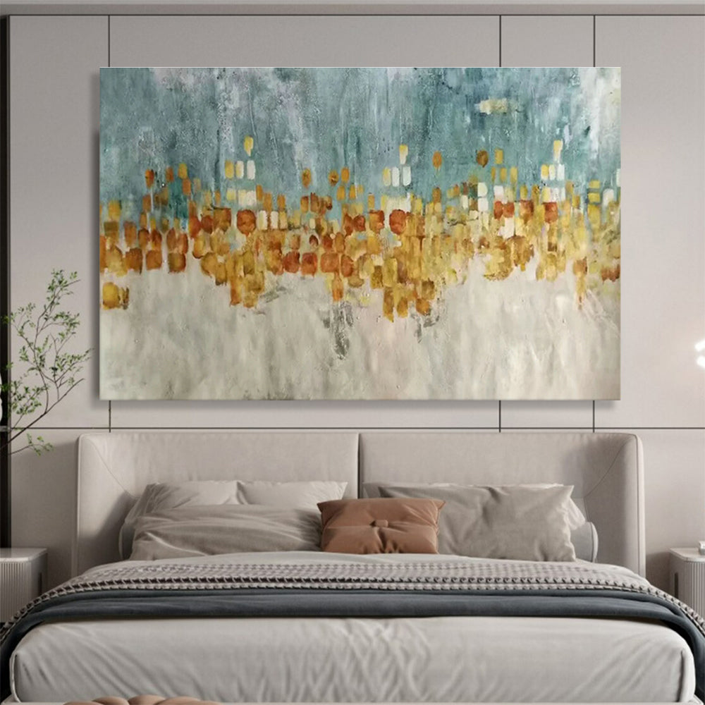 City Skyline Silhouette Art for Industrial - Chic Loft Living Rooms DLZ3225